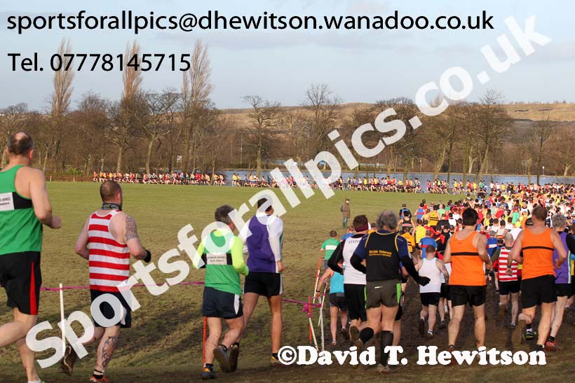 Senior mens Northern Cross Country  Championships, Pontefract. Photo: David T. Hewitson/Sports for All Pics
